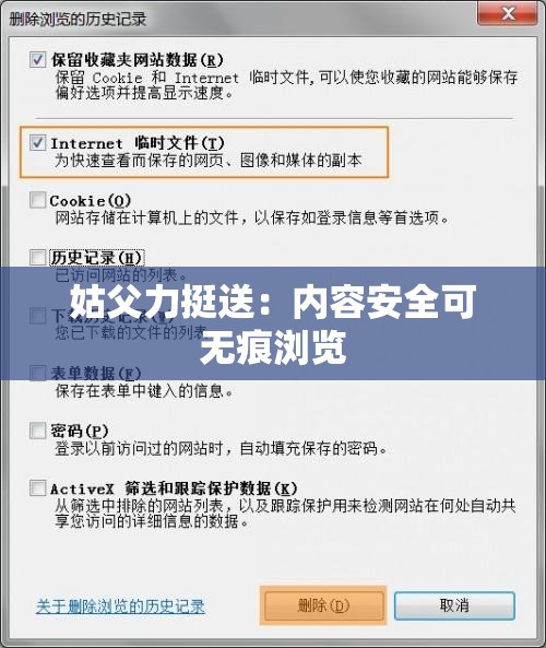 姑父力挺送：内容安全可无痕浏览