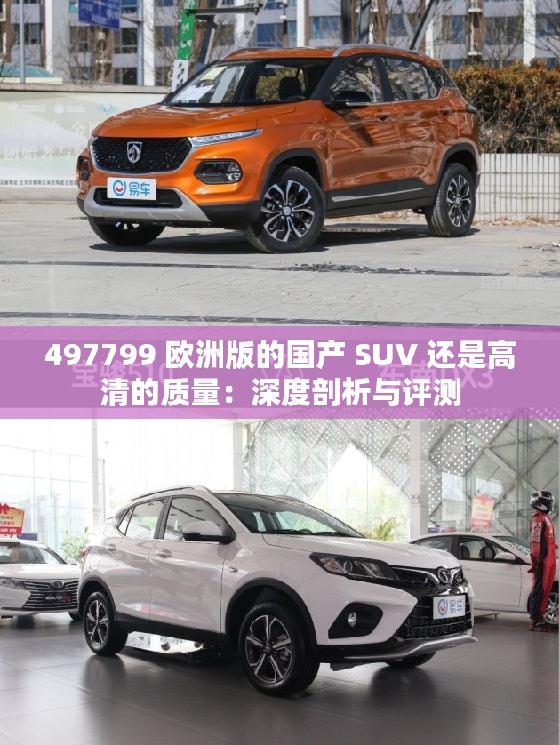 497799 欧洲版的国产 SUV 还是高清的质量：深度剖析与评测