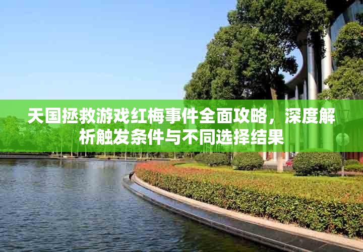 天国拯救游戏红梅事件全面攻略，深度解析触发条件与不同选择结果