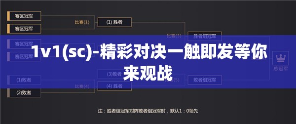 1v1(sc)-精彩对决一触即发等你来观战