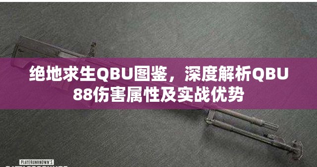 绝地求生QBU图鉴，深度解析QBU88伤害属性及实战优势