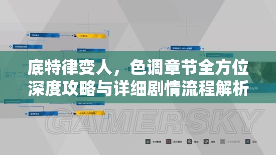 底特律变人，色调章节全方位深度攻略与详细剧情流程解析