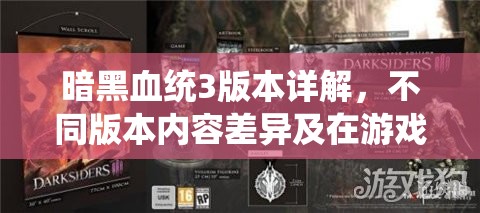 暗黑血统3版本详解，不同版本内容差异及在游戏资源管理中的重要性