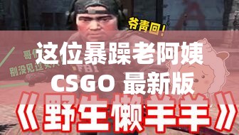 这位暴躁老阿姨 CSGO 最新版本中到底是何方神圣-探寻其真实身份之谜