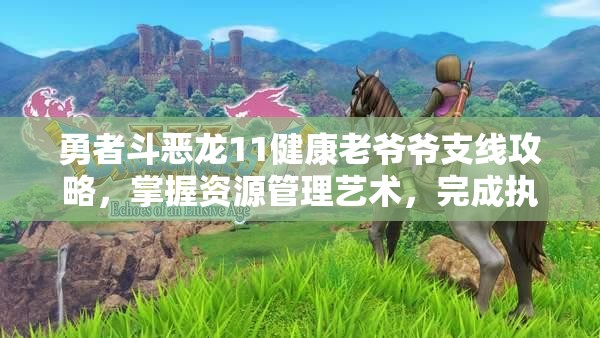 勇者斗恶龙11健康老爷爷支线攻略，掌握资源管理艺术，完成执着任务挑战