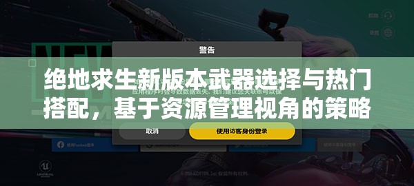 绝地求生新版本武器选择与热门搭配，基于资源管理视角的策略深度分析