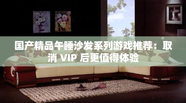 国产精品午睡沙发系列游戏推荐：取消 VIP 后更值得体验