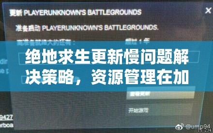 绝地求生更新慢问题解决策略，资源管理在加速下载更新中的重要性及实施方法