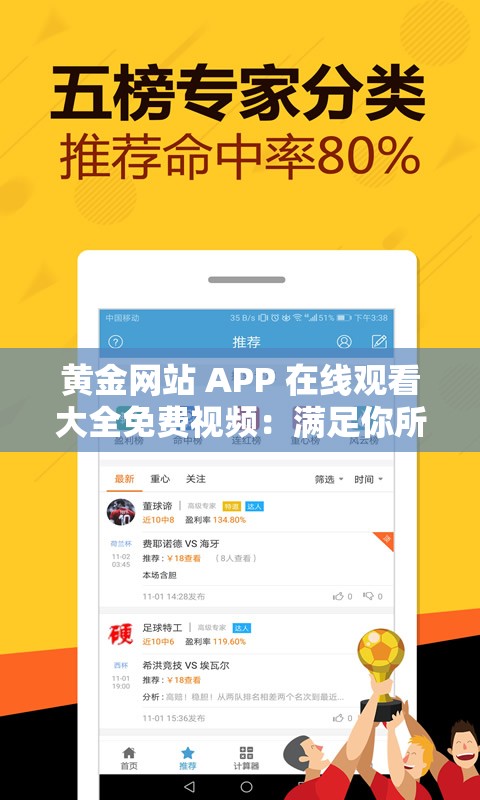 黄金网站 APP 在线观看大全免费视频：满足你所有视频需求的宝藏 APP