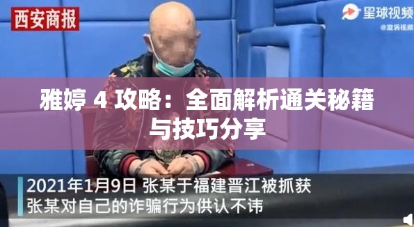 雅婷 4 攻略：全面解析通关秘籍与技巧分享