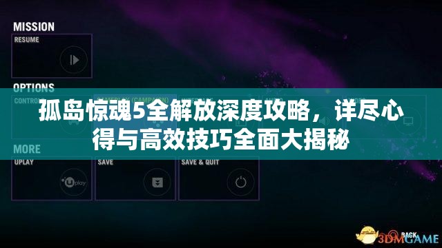 孤岛惊魂5全解放深度攻略，详尽心得与高效技巧全面大揭秘