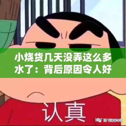 小烧货几天没弄这么多水了：背后原因令人好奇