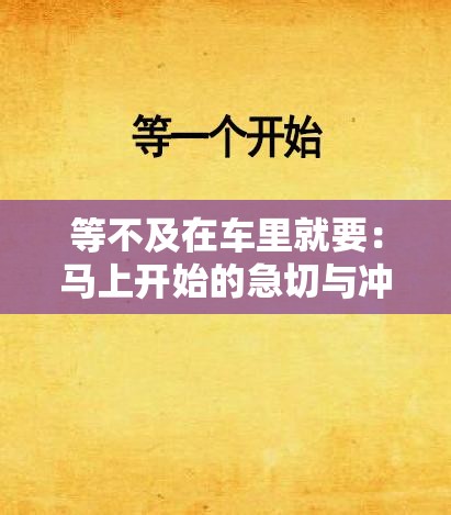 等不及在车里就要：马上开始的急切与冲动