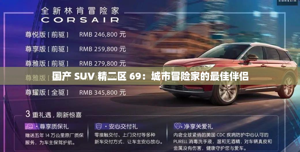 国产 SUV 精二区 69：城市冒险家的最佳伴侣