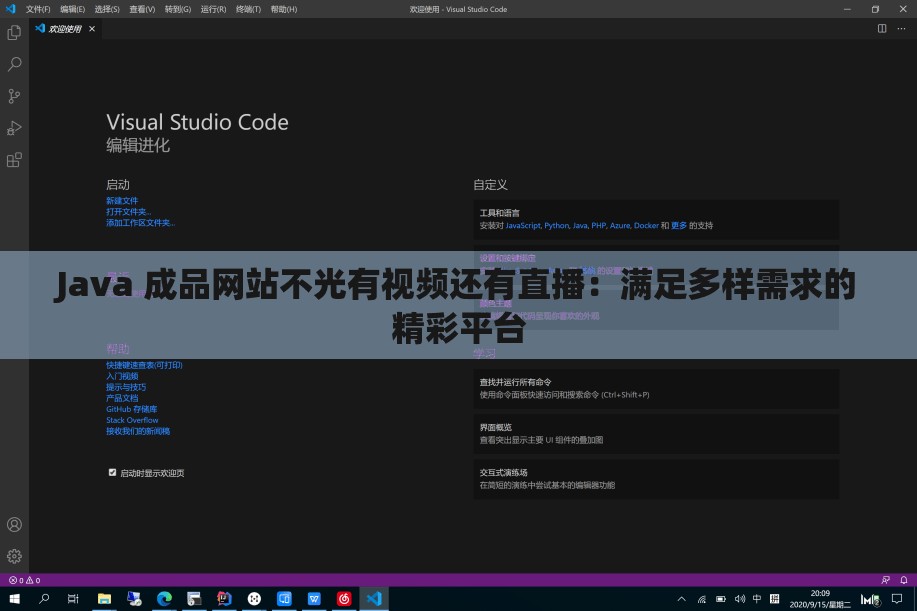 Java 成品网站不光有视频还有直播：满足多样需求的精彩平台