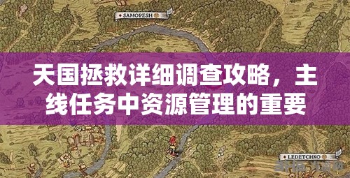 天国拯救详细调查攻略，主线任务中资源管理的重要性及高效运用技巧