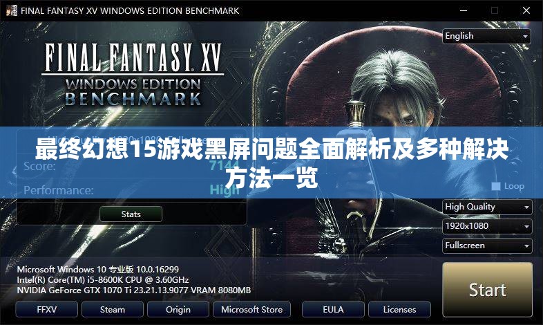 最终幻想15游戏黑屏问题全面解析及多种解决方法一览