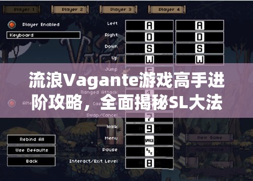 流浪Vagante游戏高手进阶攻略，全面揭秘SL大法与必备秘籍