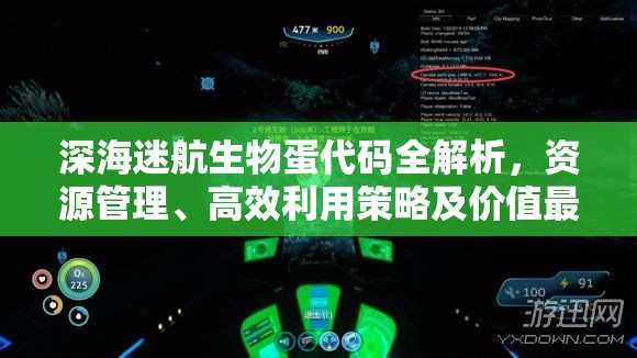 深海迷航生物蛋代码全解析，资源管理、高效利用策略及价值最大化指南