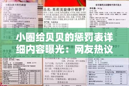 小圈给贝贝的惩罚表详细内容曝光：网友热议的严格教育方式引发关注