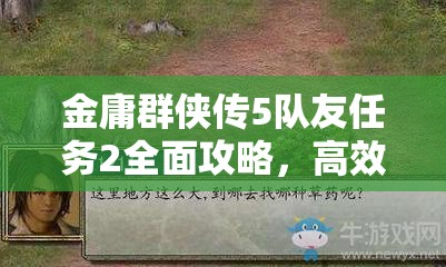 金庸群侠传5队友任务2全面攻略，高效通关技巧与资源管理策略解析