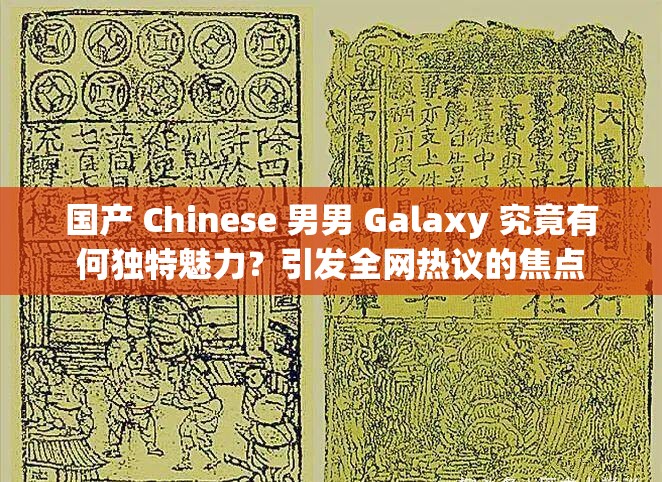 国产 Chinese 男男 Galaxy 究竟有何独特魅力？引发全网热议的焦点