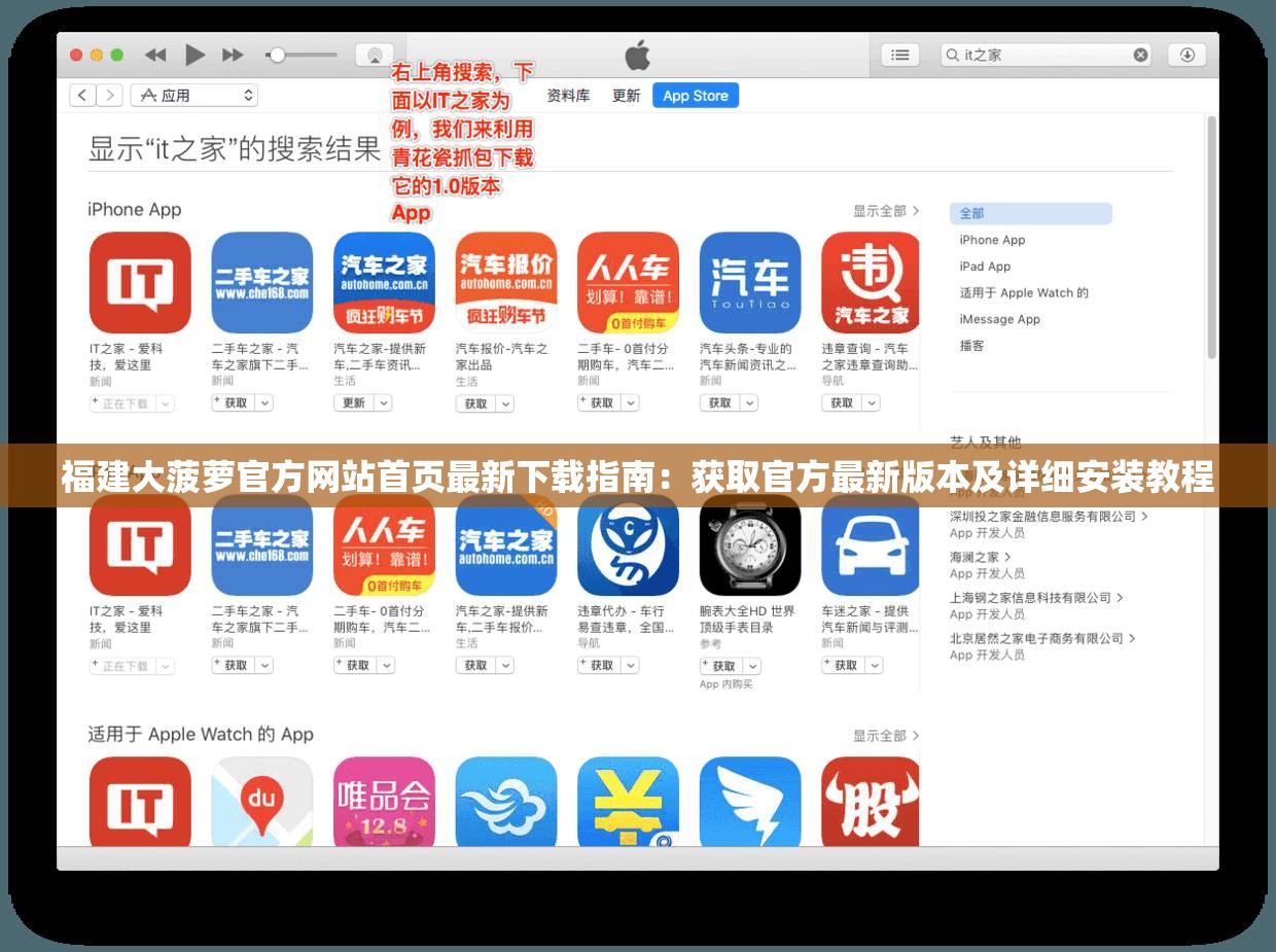 福建大菠萝官方网站首页最新下载指南：获取官方最新版本及详细安装教程