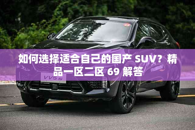 如何选择适合自己的国产 SUV？精品一区二区 69 解答