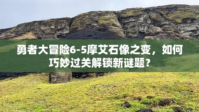 勇者大冒险6-5摩艾石像之变，如何巧妙过关解锁新谜题？